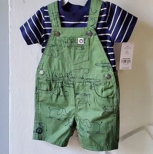 Carter's Dinosaur Overalls - Size 6M